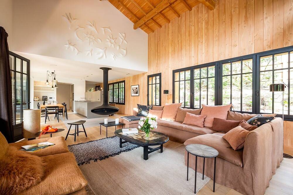 Etxola, 7 chambres, piscine chauffée, superbe villa typique, grand jardin in Le Canon, Lège-Cap-Ferret