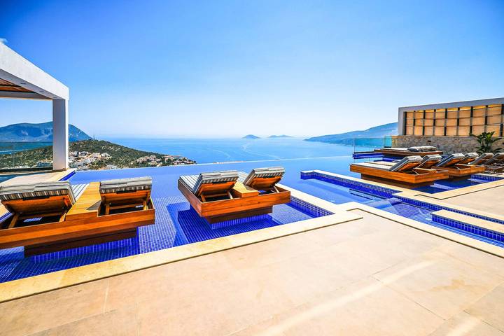 Villa pour 12 personnes, avec balcon à Kalkan - 2