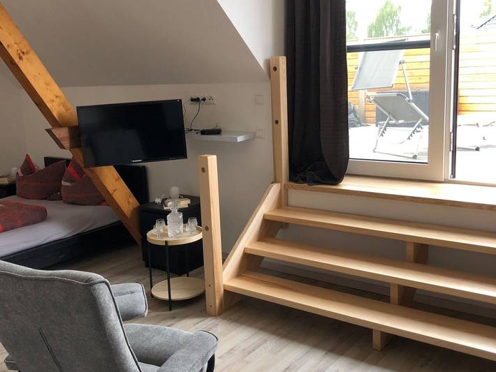Ferienwohnung für 2 Personen, mit Garten und Ausblick, mit Haustier in Mönkebude - 2