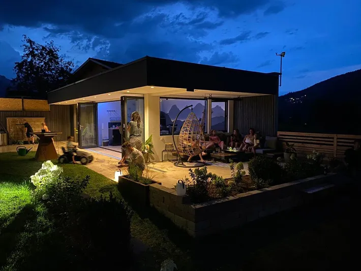 Ferienwohnung für 5 Personen, mit Ausblick und Garten sowie Sauna - 1