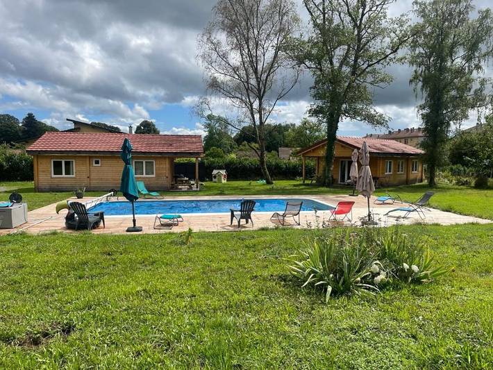 Chalet pour 9 personnes, avec piscine ainsi que jardin et vue dans Territoire de Belfort - 4