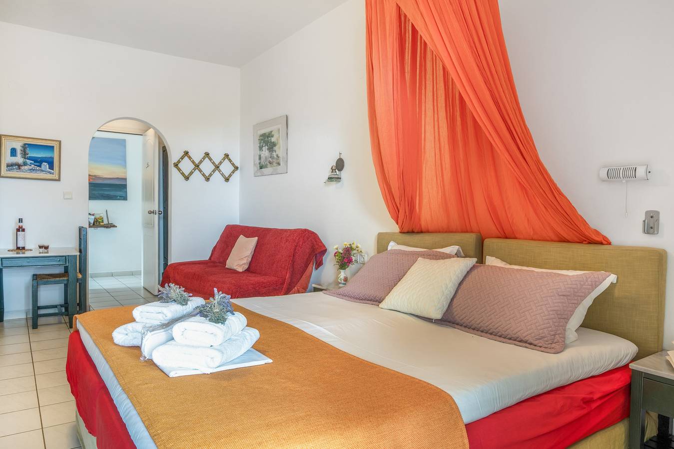 Studio entier, Chambre 18 à l’Hôtel Pagali pour familles in Amorgos