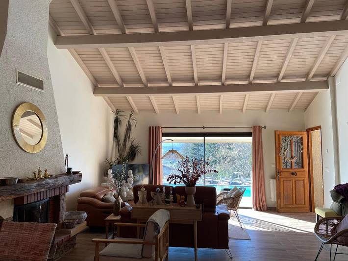 Villa pour 6 personnes, avec piscine ainsi que vue et terrasse dans l' Ariège - 4