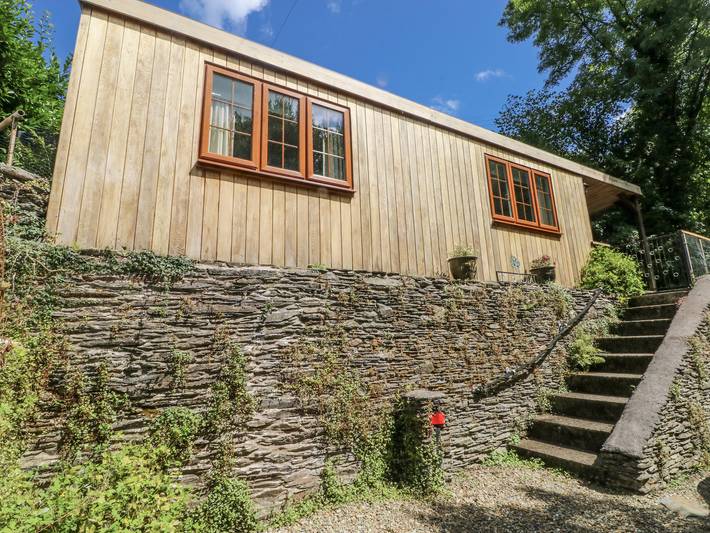 Lodge für 2 Personen, mit Garten in Wales