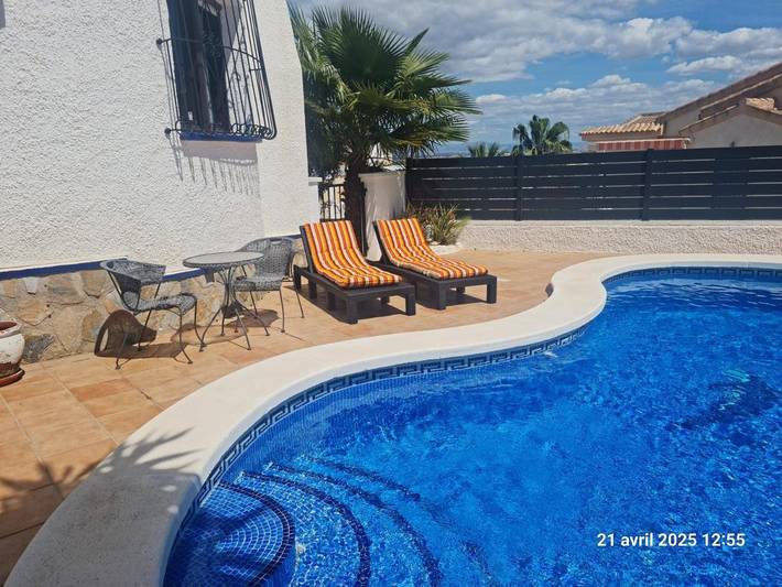 Casa rural para 5 personas, con vistas además de piscina y jardín en Rojales - 3