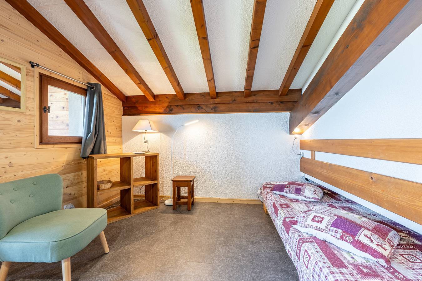 Studio entier, Studio '17 - Le Tetras' avec vue sur les montagnes, balcon et Wi-Fi in Cohennoz, Région d'Albertville