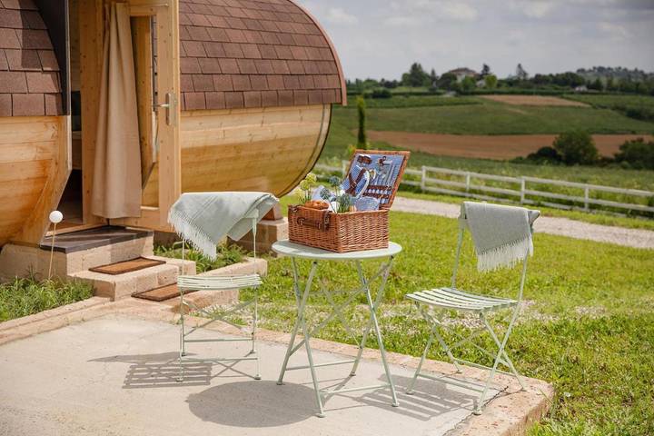 Casa vacanza per 2 persone, con Terrazza e Giardino nonché Piscina e Panorama a Vignale Monferrato
