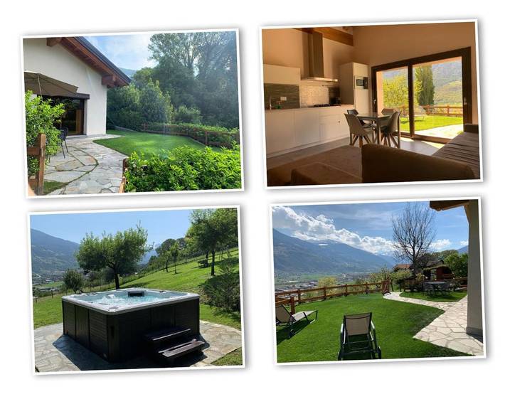Appartement de vacances pour 4 personnes, avec piscine ainsi que jacuzzi et jardin