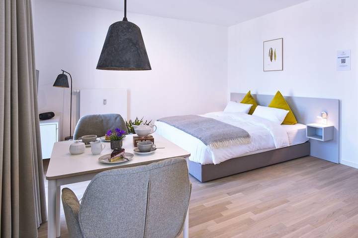 Studio für 2 Personen, mit Balkon/Terrasse und Balkon sowie Terrasse auf Langeoog