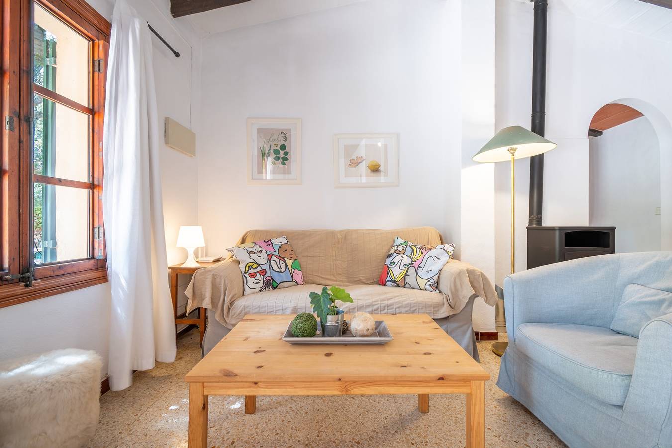 Agroturismo 'Sa Bassa Crua 2' con piscina compartida, terraza privada y Wi-Fi in Lluchmayor, Costa de Mallorca