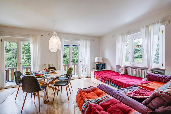 Appartement de vacances pour 3 personnes, avec Balcon et Bassin pour enfant à Sestrières