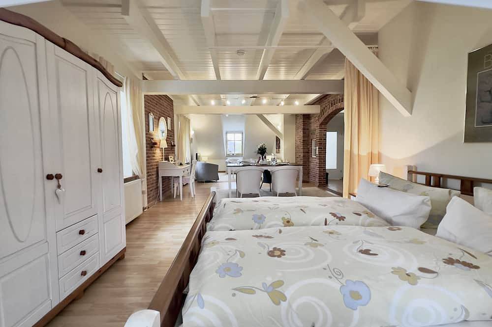 Ganze Wohnung, Wunderschöner Gulfhof: 60qm Apartment Groot Stuuv für 3 Pers, Terrasse im Garten in Altharlingersiel, Neuharlingersiel