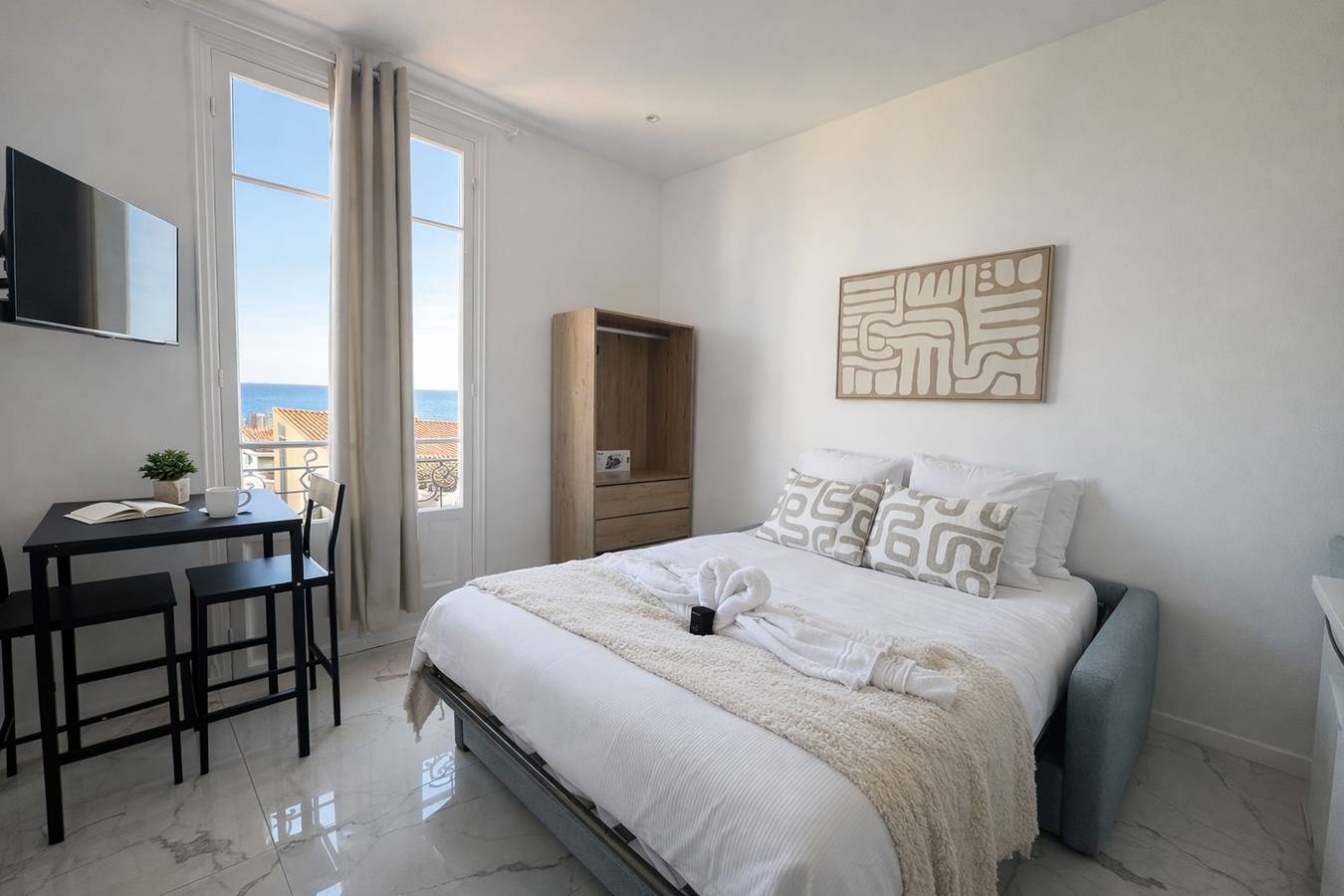 Ganzes Studio, Bright studio flat in Cap d'Ail - Near Monaco in Cap-d'Ail, Nizza und Umgebung