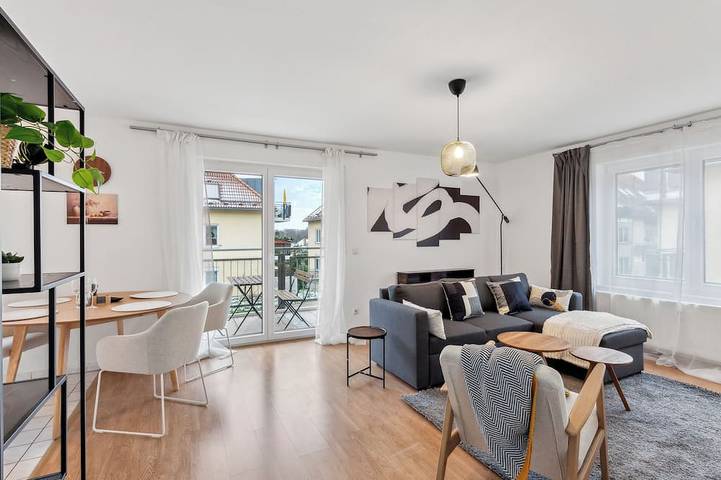 Ferienwohnung für 4 Personen, mit Balkon in Leipziger Buchmesse
