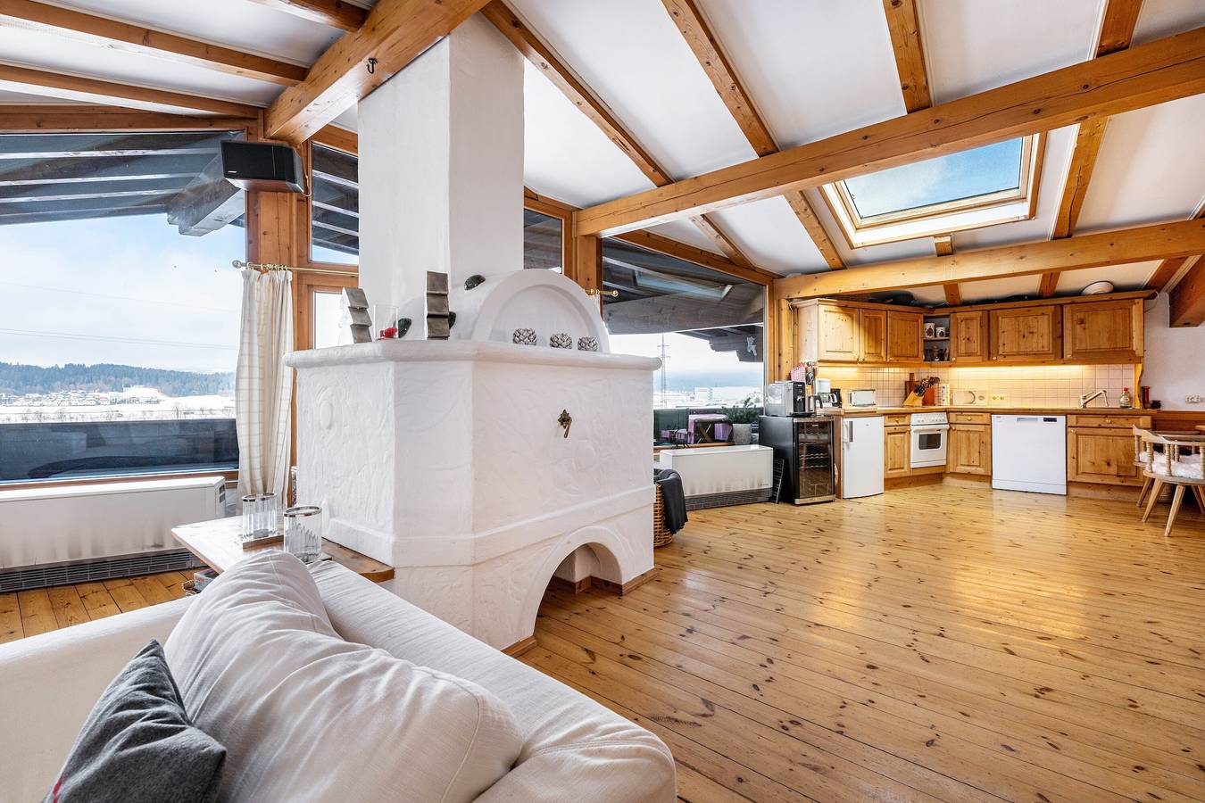 Appartement entier, Appartement 'Alpen Chalet Kitzbühel-Oberndorf' avec balcon et wifi in Oberndorf en Tyrol, Alpes de Kitzbühel