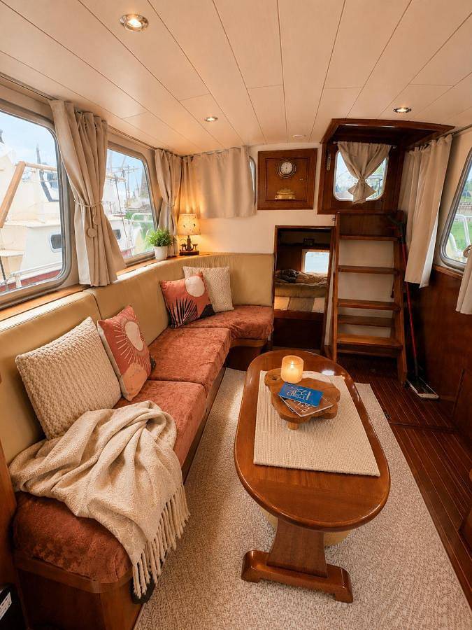 Bateau pour 3 personnes, avec balcon et vue dans 
