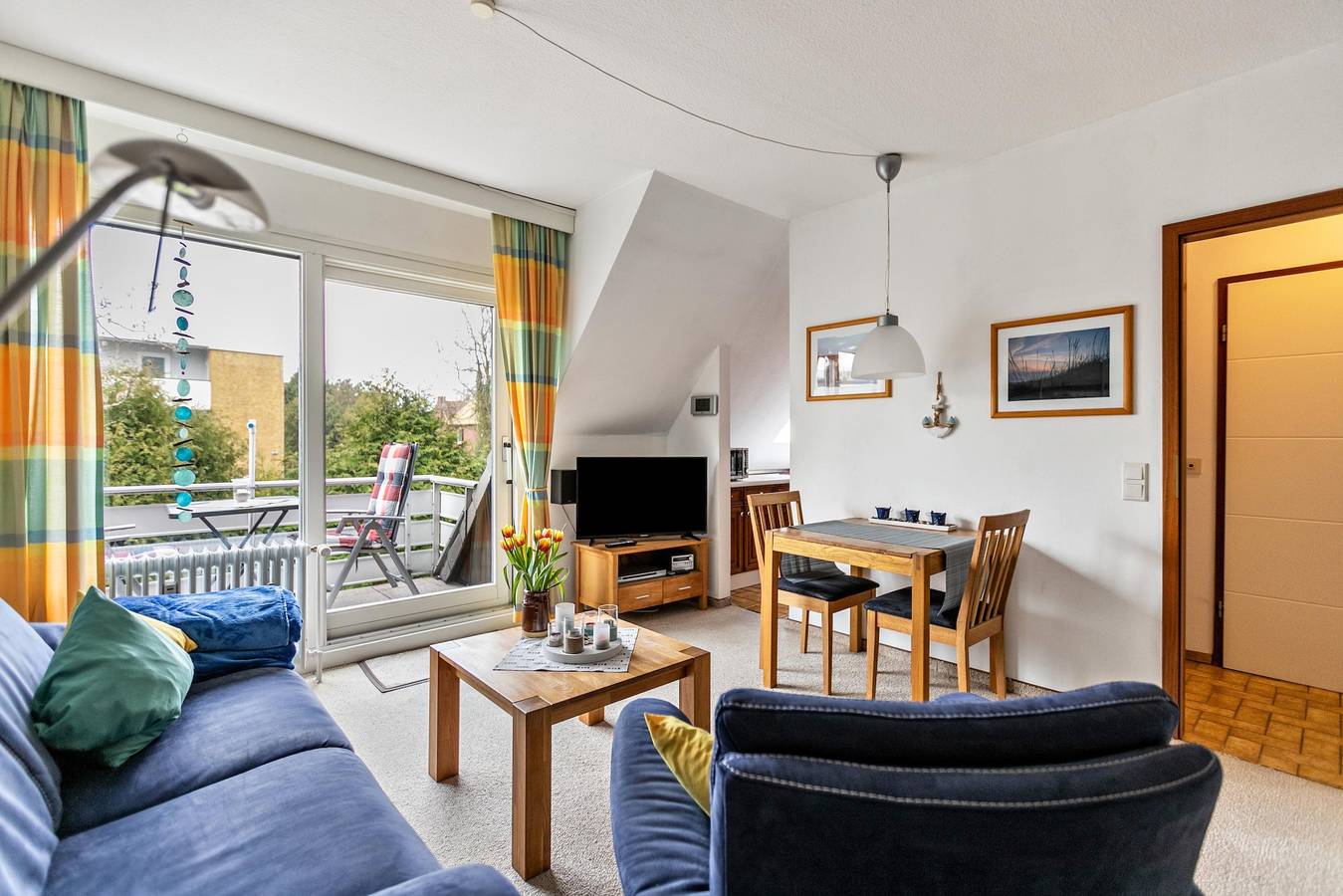 Ganze Wohnung, Ferienwohnung 'Utspann' mit Balkon und Wlan in St. Peter-Ording, Eiderstedt
