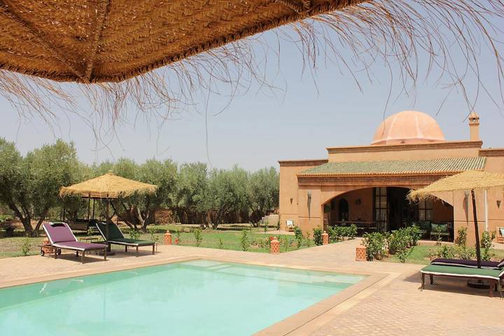 Maison d’hôte pour 2 personnes, avec jardin et piscine ainsi que sauna et vue, animaux acceptés à Tahannaout - 4