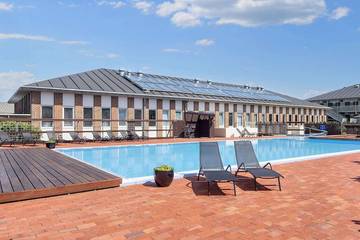 Ferienwohnung für 4 Personen, mit Pool und Balkon sowie Sauna, mit Haustier auf Fanø