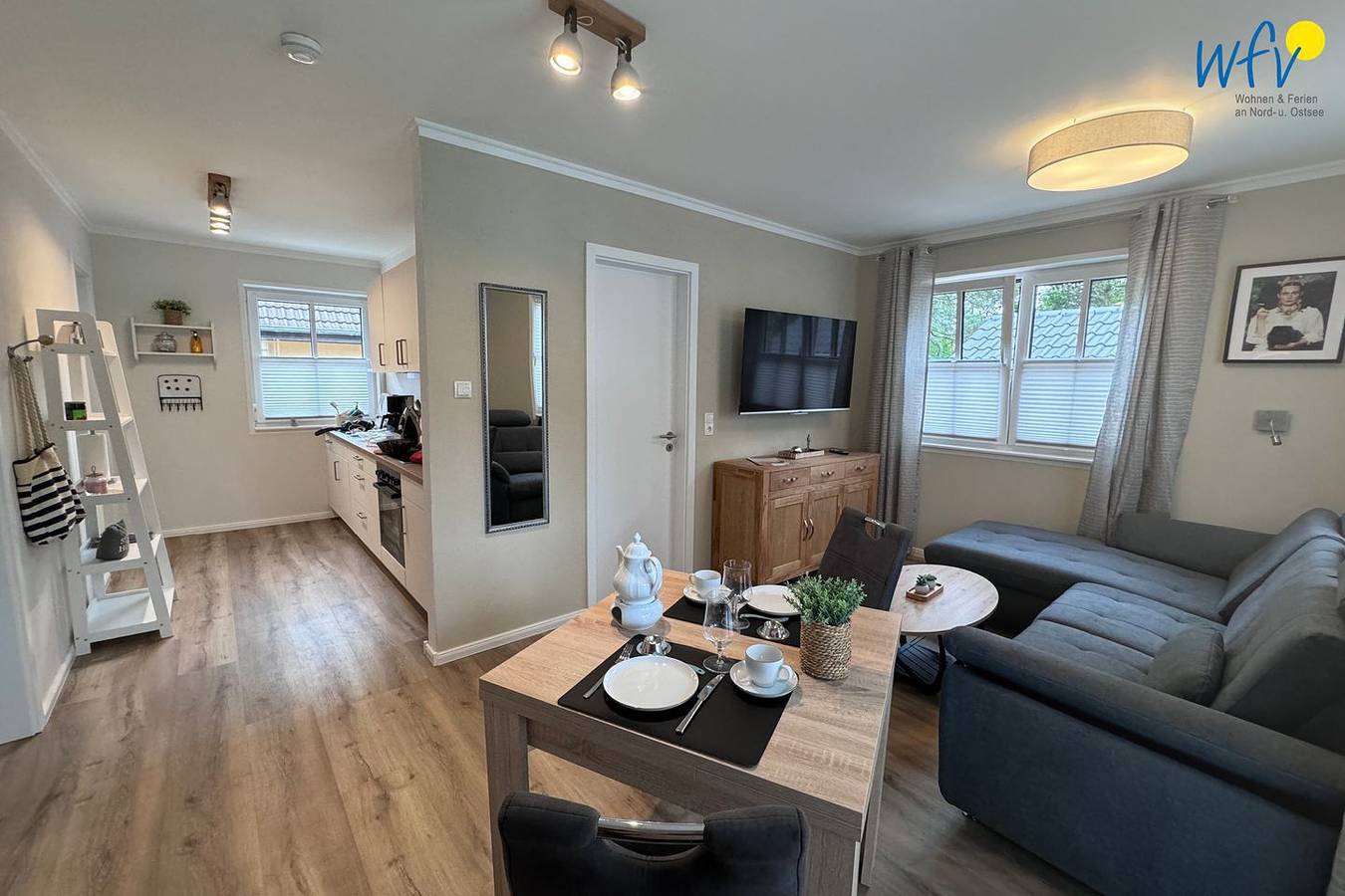 Entire apartment, Cozy Apartment with Balcony & Internet, Near Besame Mucho in Wangerooge