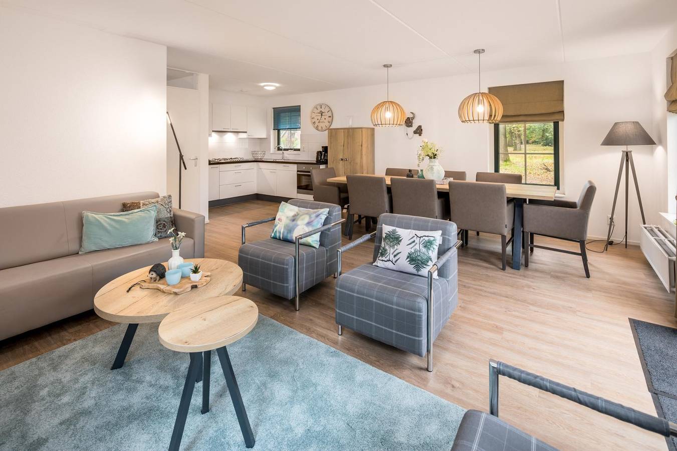 Luxe 6 persoons vakantiehuis met sauna op een vakantiepark in Drenthe in Hooghalen, Drenthe