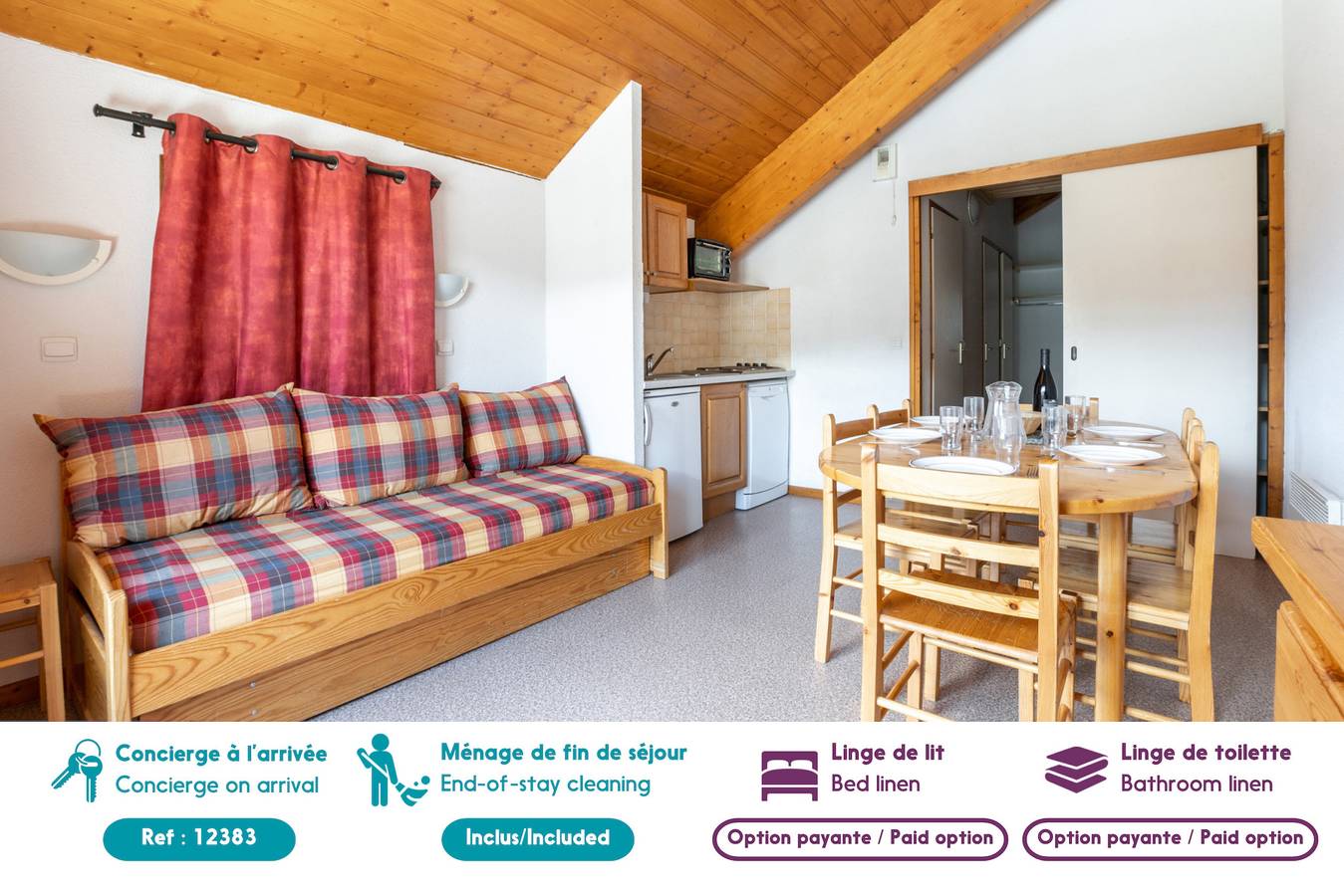 Apartamento entero, Appartement vue sur les pistes, pour 8  in La Joue du Loup, Dévoluy (comuna)