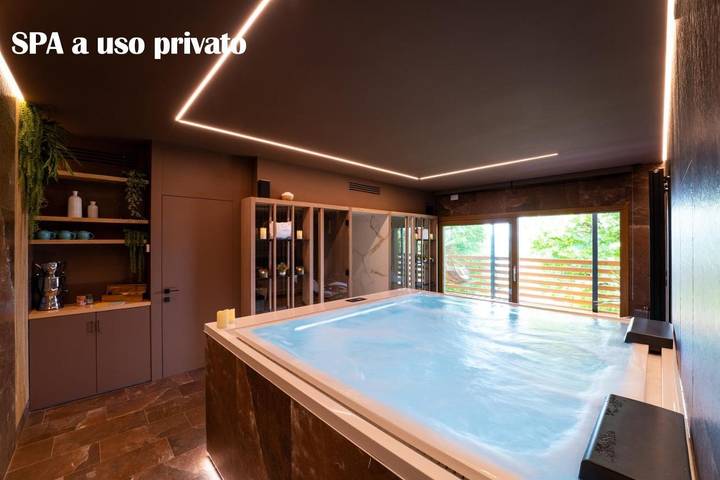 Appartamento per 2 persone, con Terrazza e Idromassaggio nonché Sauna a Farra di Soligo