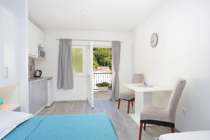 Vakantiewoning voor 2 personen, met balkon/terras in Brela