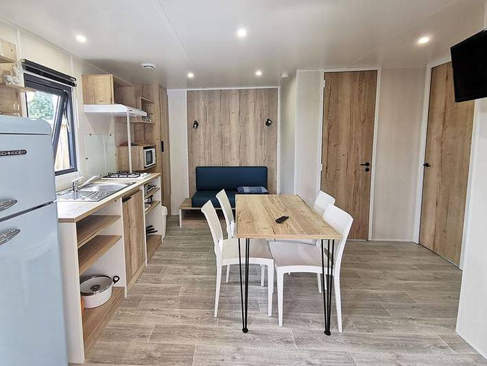Camping et Parc Les Goelands  - Mobilhome 4 personas - Mobil Family - 24,48 m² Parcela N°56 in Arzal, Côte des Mégalithes