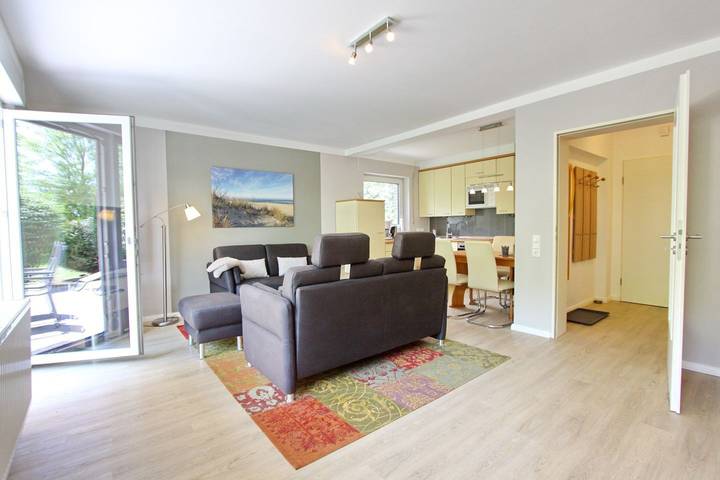 Apartamento entero, Apartamento de vacaciones para 4 personas con jardín in Grömitz, Distrito de Holstein Oriental