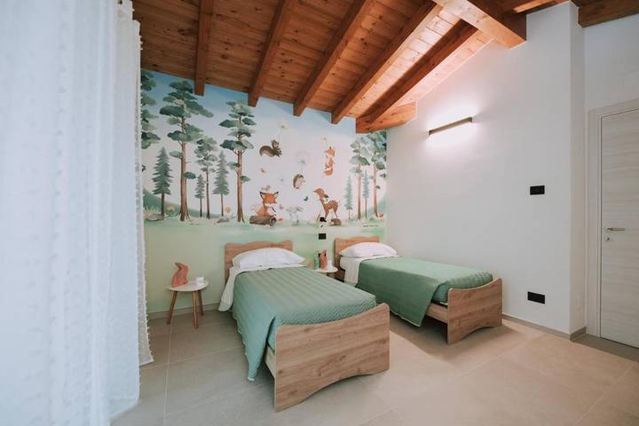 Agriturismo per 5 persone, con giardino e panorama in Gavardo