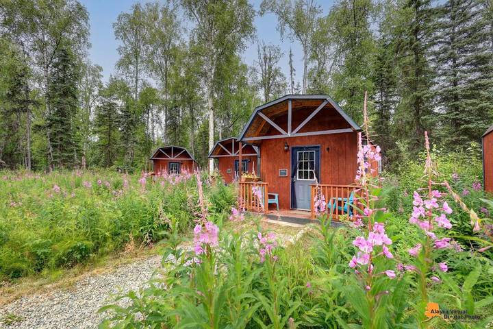 Chalet für 2 Personen, mit Garten und Terrasse in Alaska
