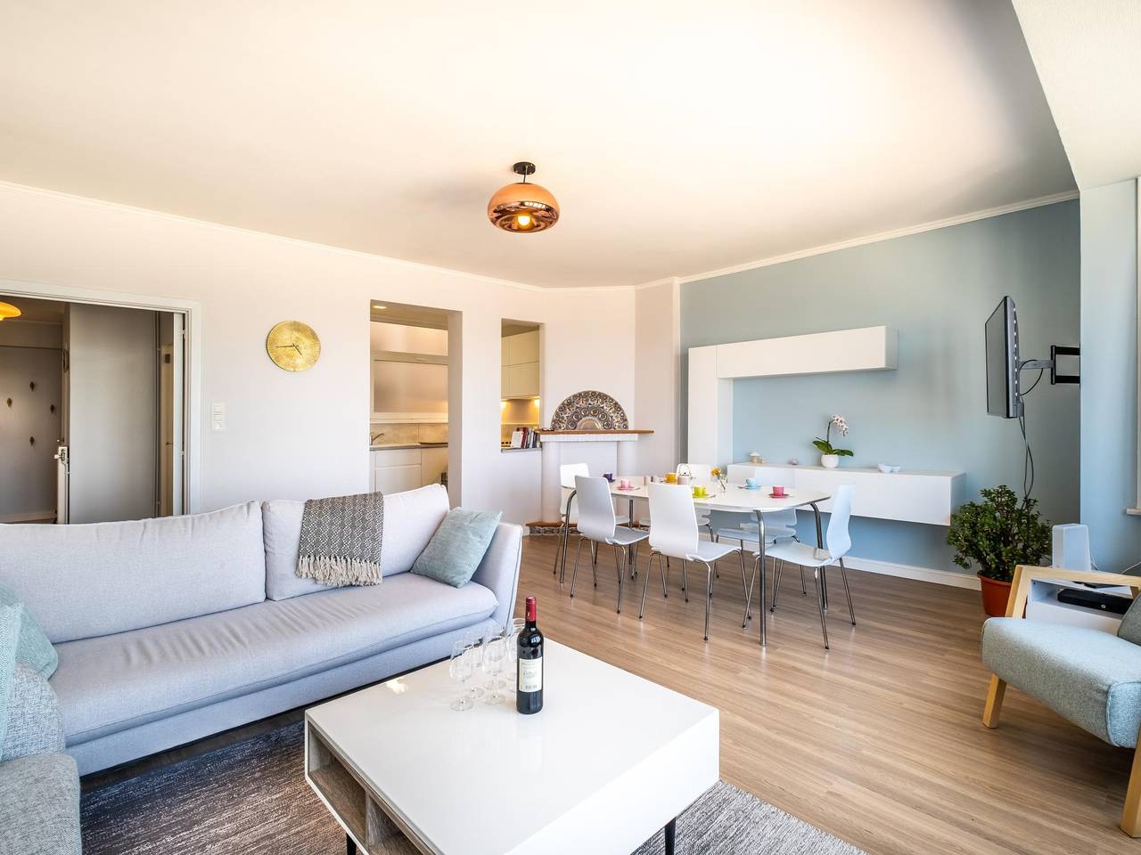 Appartement entier, Appartement de style avec vue frontale sur mer in Coxyde-les-Bains, Coxyde