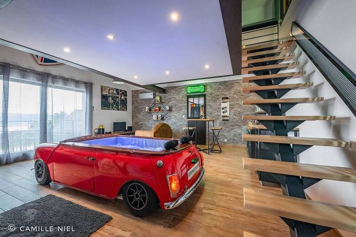 Chalet pour 2 personnes, avec balcon et jacuzzi - 1