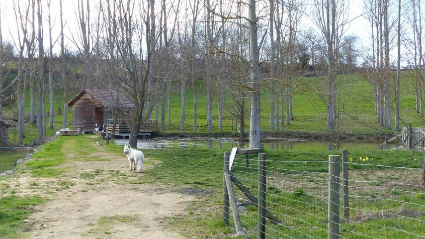 Maison de campagne pour 4 personnes, avec jardin et vue ainsi que vue sur le lac et terrasse à Saint-Pierre-Eynac - 4