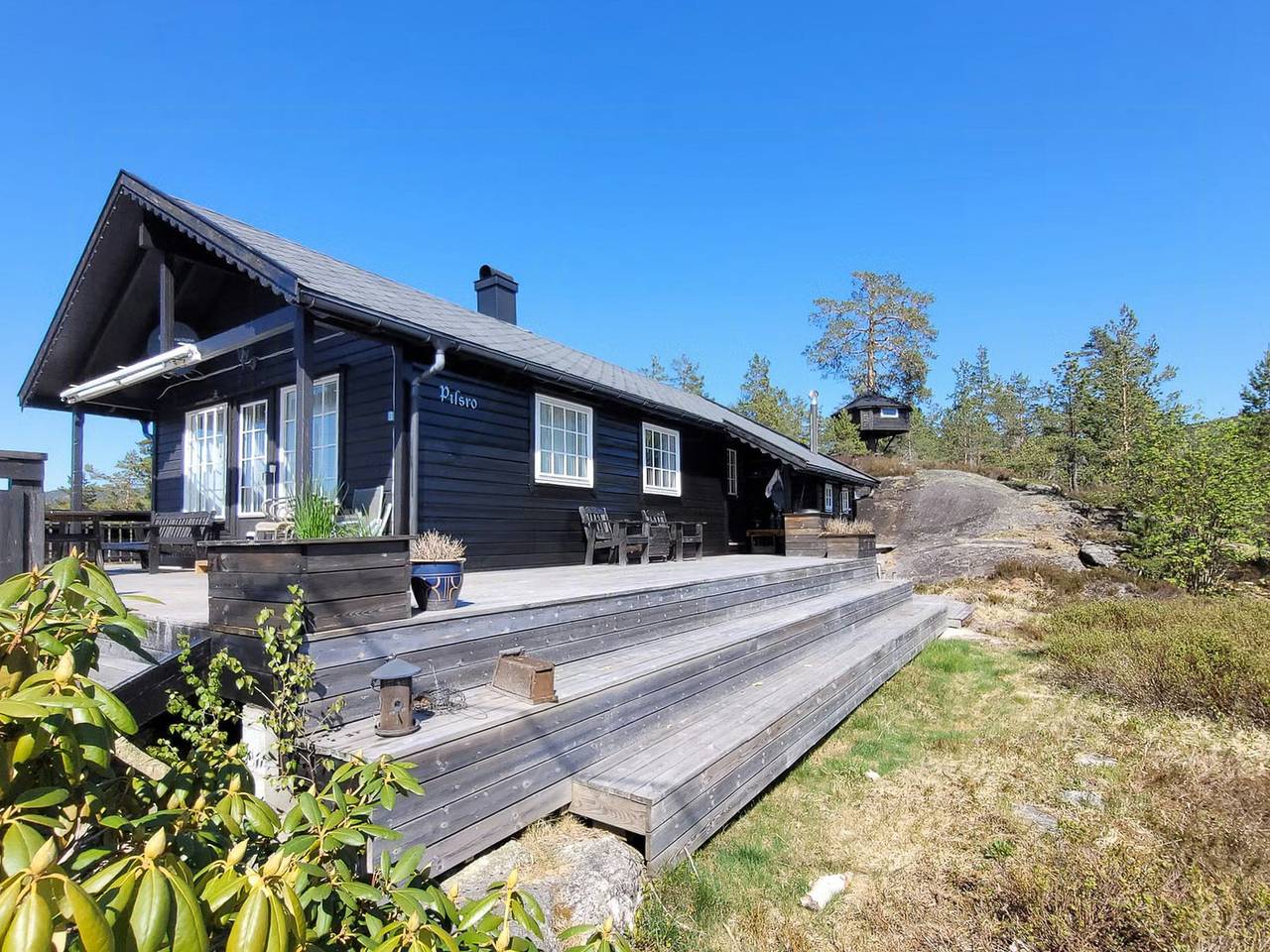 Hütte mit Tierwelt und Wanderwegen in Froland