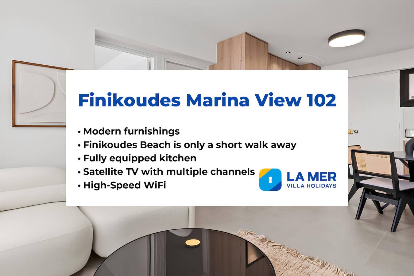 Ganze Wohnung, Finikoudes Marina View 102 in Larnaka, Larnaca Bezirk