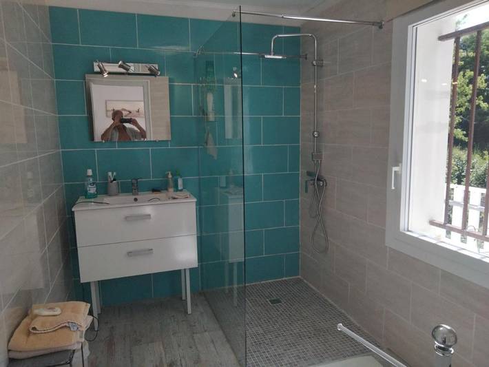 Chambre d’hôte pour 4 personnes, avec Balcon et Terrasse