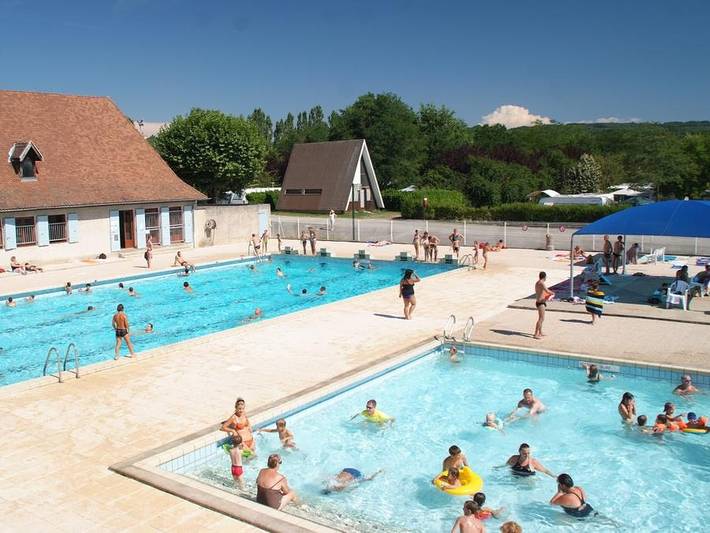 Camping Le Château - Safarizelt 2 personen - Hütte Holz Cyclo 1 Zimmer (ohne Sanitäranlagen) 2 Pers. in Hauterives, Valence und Umgebung