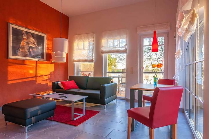 Ferienwohnung für 2 Personen, mit Sauna und Terrasse sowie Garten, mit Haustier - 1