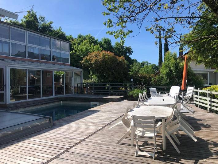 Villa pour 10 personnes, avec jardin et terrasse ainsi que vue et piscine, adapté aux familles à Aix-les-Bains - 4