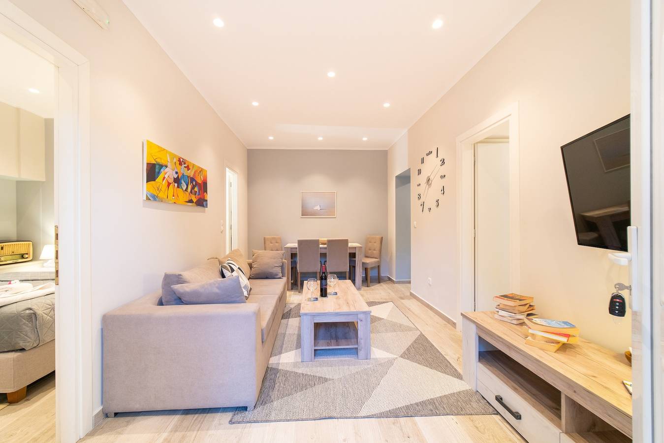 Ganze Wohnung, Ferienwohnung 'Seawind Gouvia' in Strandnähe mit Terrasse und Wlan in Gouvia, Korfu