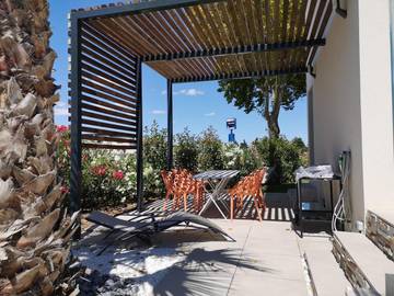 Location de vacances pour 7 personnes, avec piscine et terrasse, animaux acceptés à Candillargues