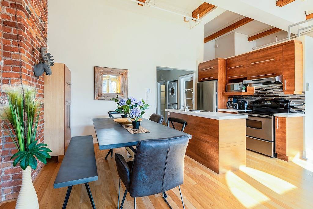 Ganze Wohnung, Authentisches Loft für eine 4-köpfige Familie im Herzen der Altstadt von Quebec in Québec (Stadt), Québec
