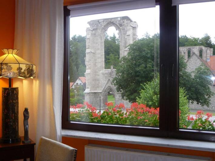 Ferienwohnung für 5 Personen, mit Terrasse und Garten sowie Ausblick in Walkenried