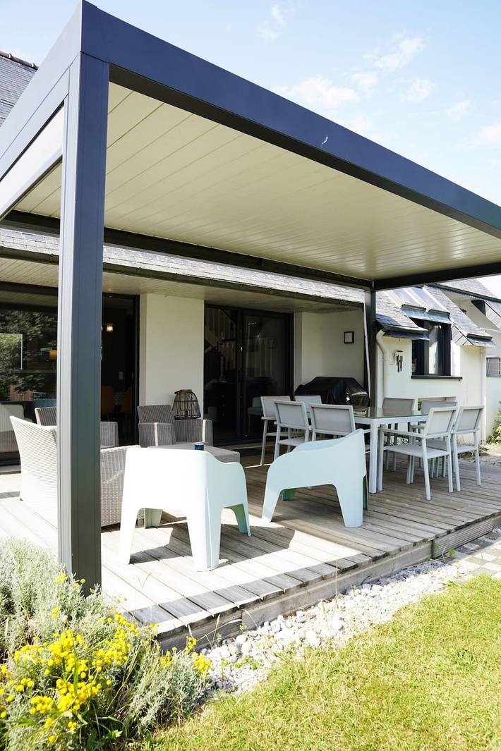 Location de vacances pour 8 personnes, avec balcon et jardin, adapté aux familles à Fouesnant - 4