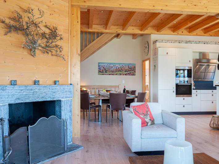 Ferienhaus für 8 Personen, mit Terrasse und Garten in Nendaz - 3