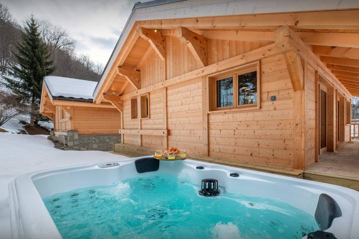 Chalet pour 8 personnes, avec Jacuzzi et Terrasse à Valmeinier