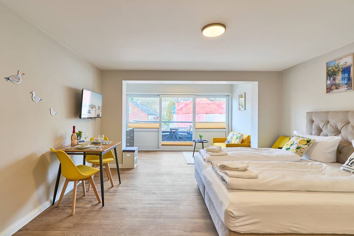 Appartement entier, Ferienwohnung Casa Limone mit Balkon, strandnah und hundefreundlich in Grömitz, Holstein de l'Est