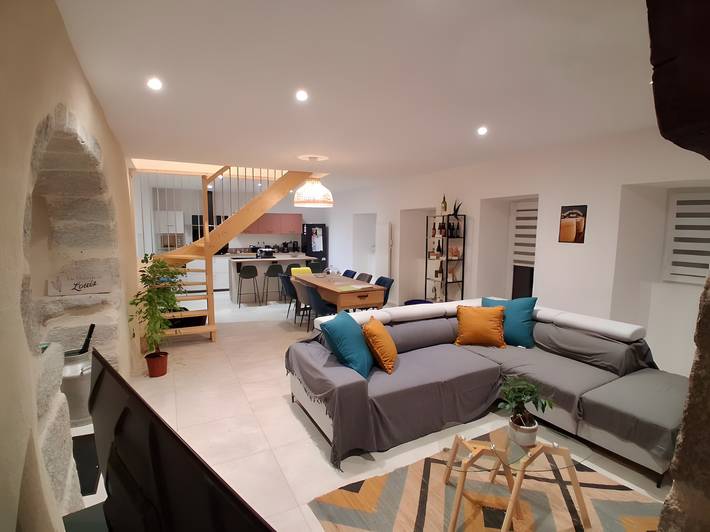 Maison de vacances pour 7 personnes, avec Jardin à Saint-Mamet-la-Salvetat